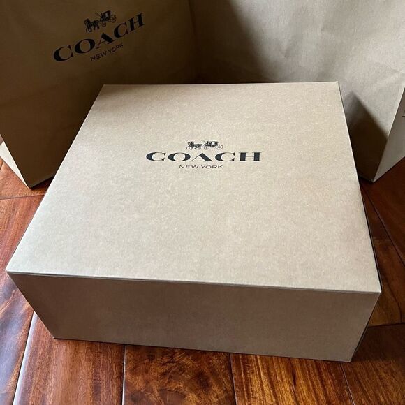 COACH Gift Paper Bag ONLY for Purses Satchel tote Crossbody Xbody Messenger - Picture 12 of 16